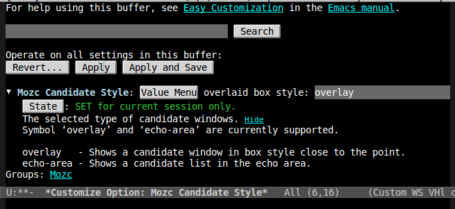 Figure 2: customization